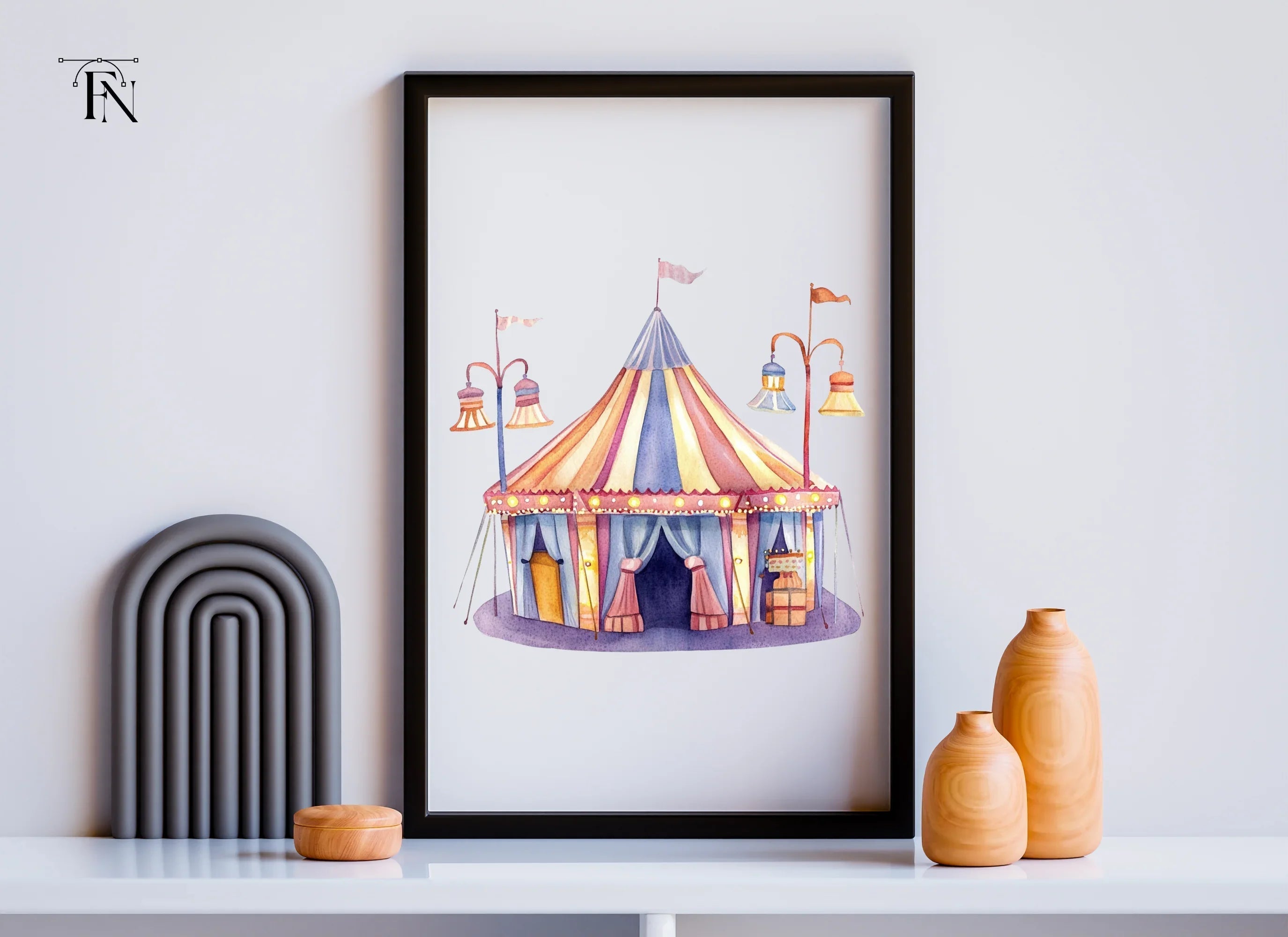 Circus Tent Clipart Bundle