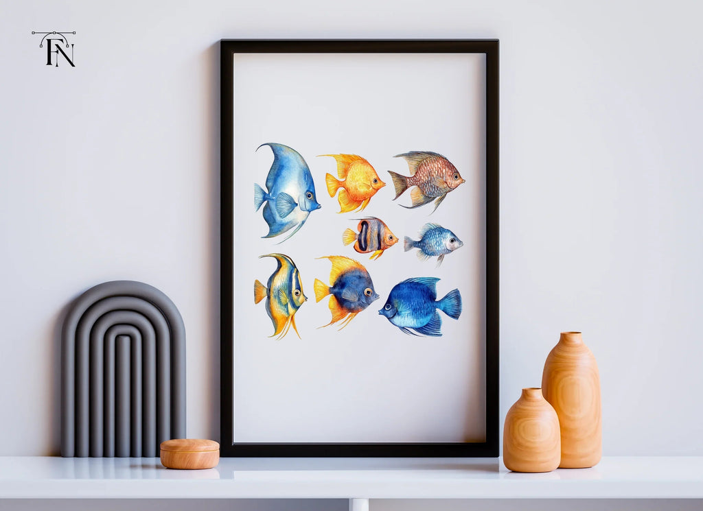 Vibrant Tropical Fish Clipart Bundle