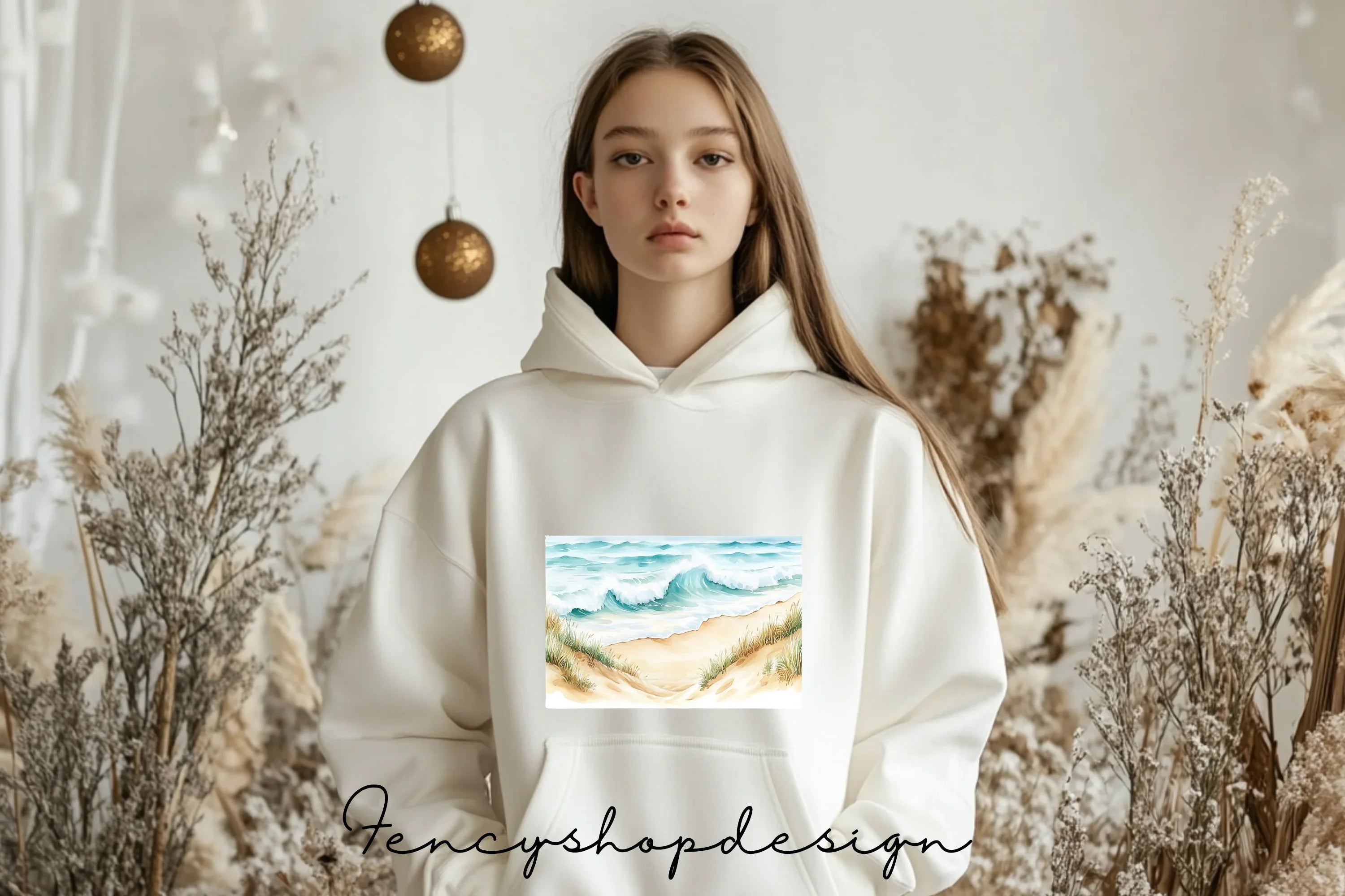Beach Ocean Waves Clipart Bundle