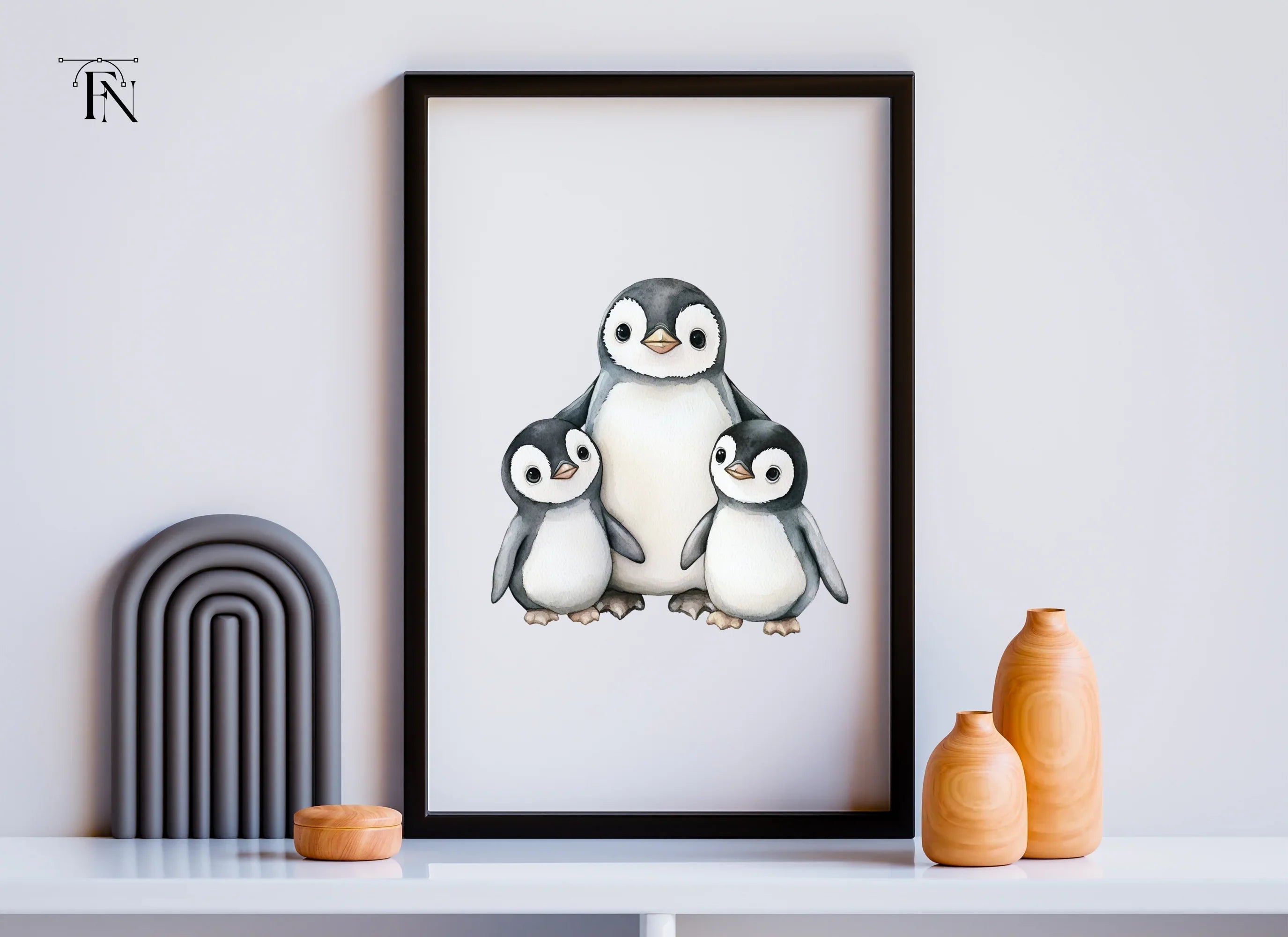 Charming Baby Penguin Clipart Bundle
