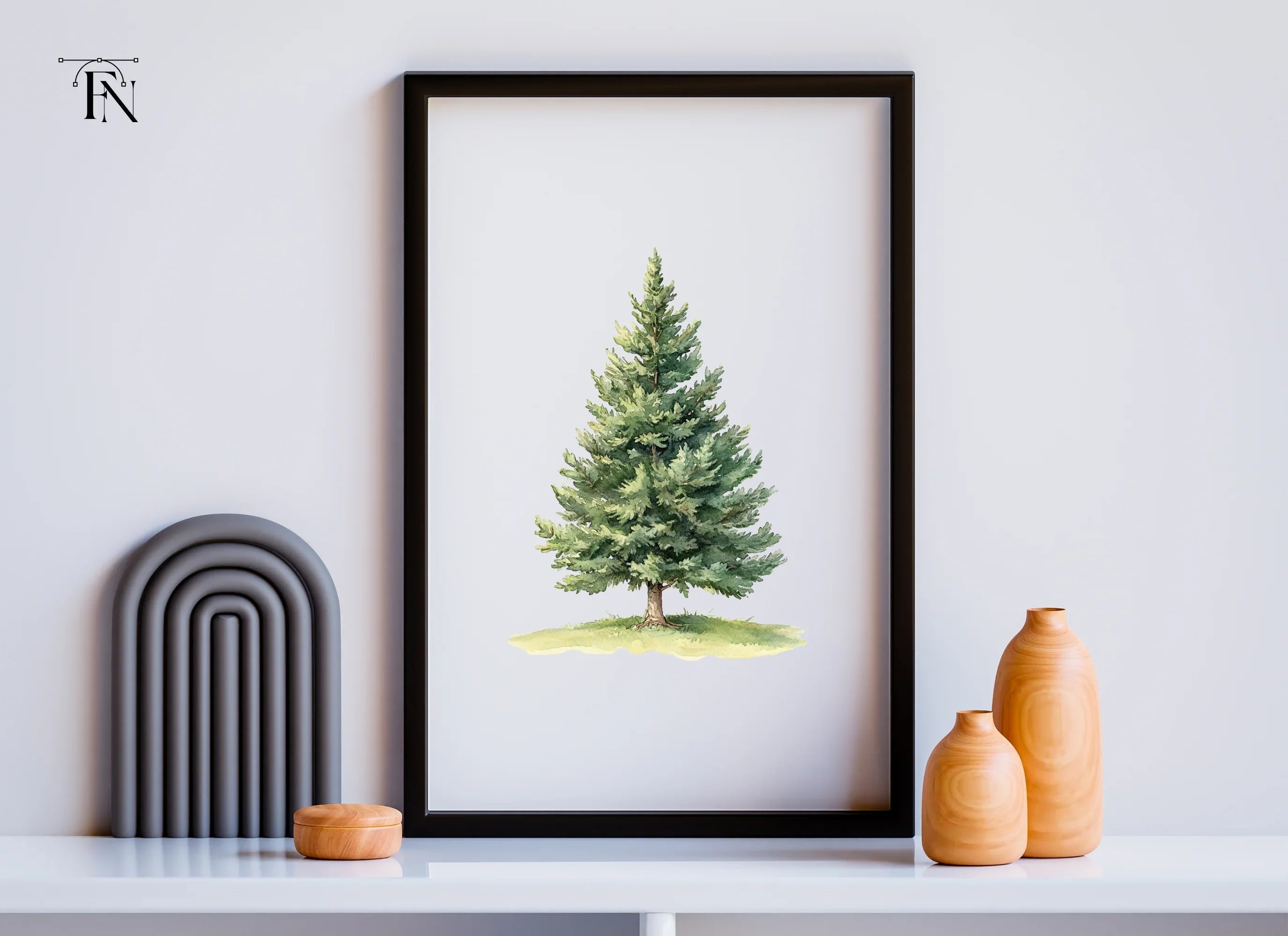 Pine Tree Clipart Bundle
