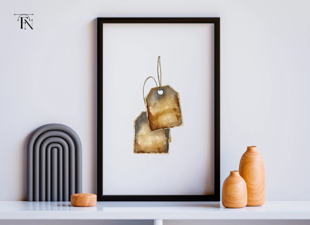 Rustic Hanging Tags Clipart Bundle