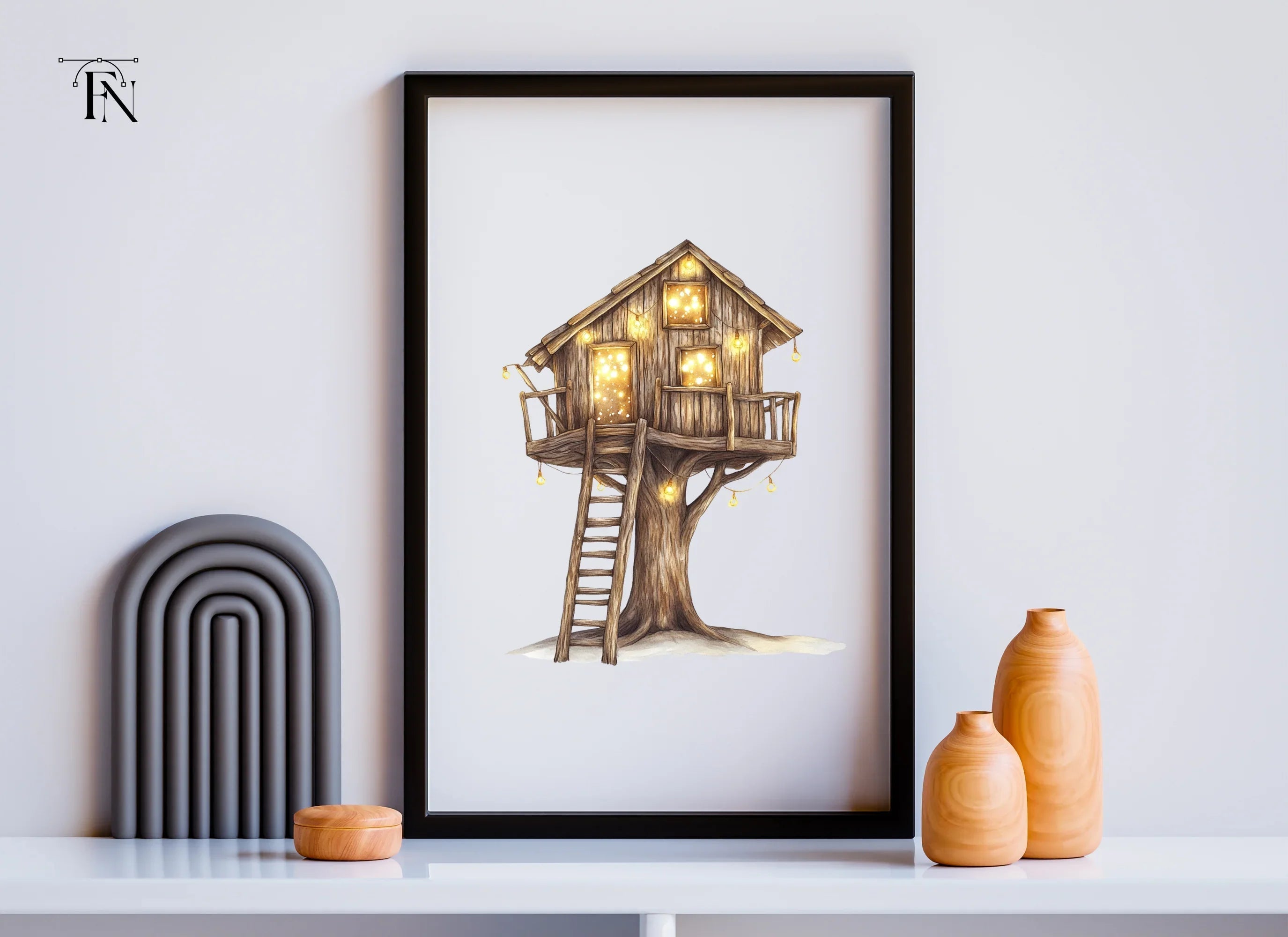 Enchanted Treehouse Clipart Bundle