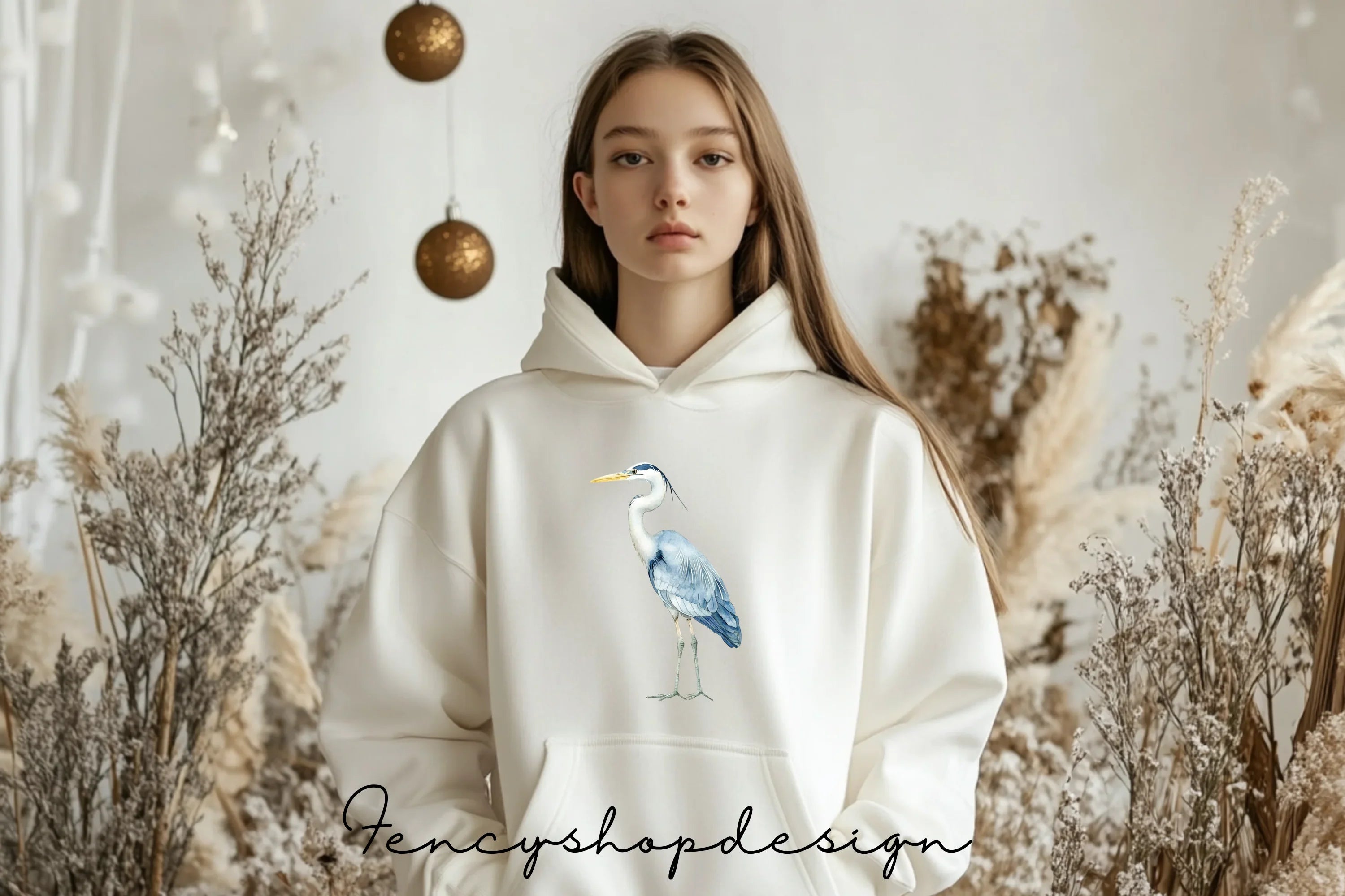 Elegant Heron Clipart Bundle