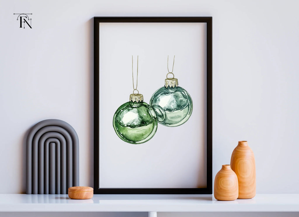 Christmas Ornaments Clipart Bundle