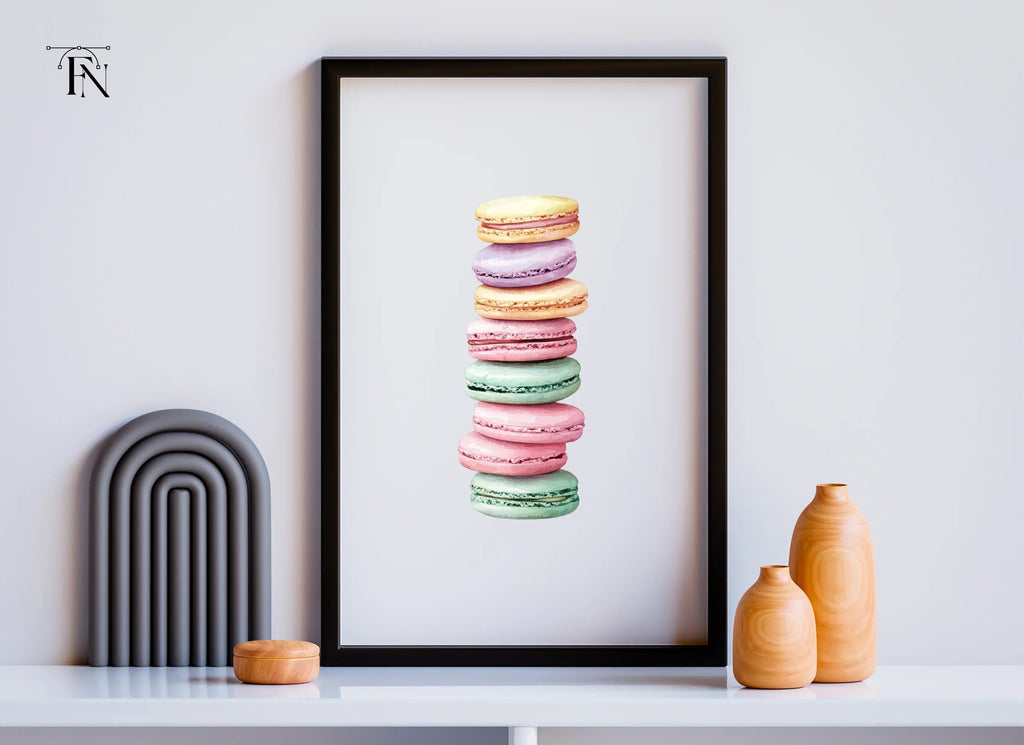 Macaron Stacks Clipart Bundle