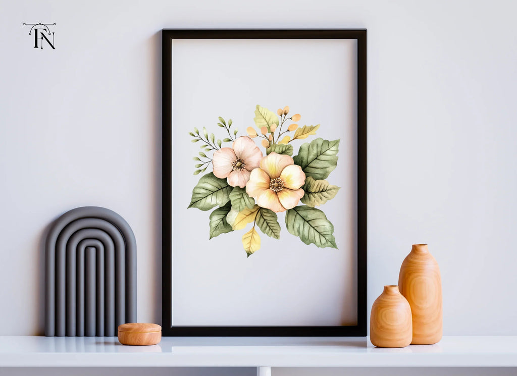 Elegant Floral Bouquet Clipart Bundle