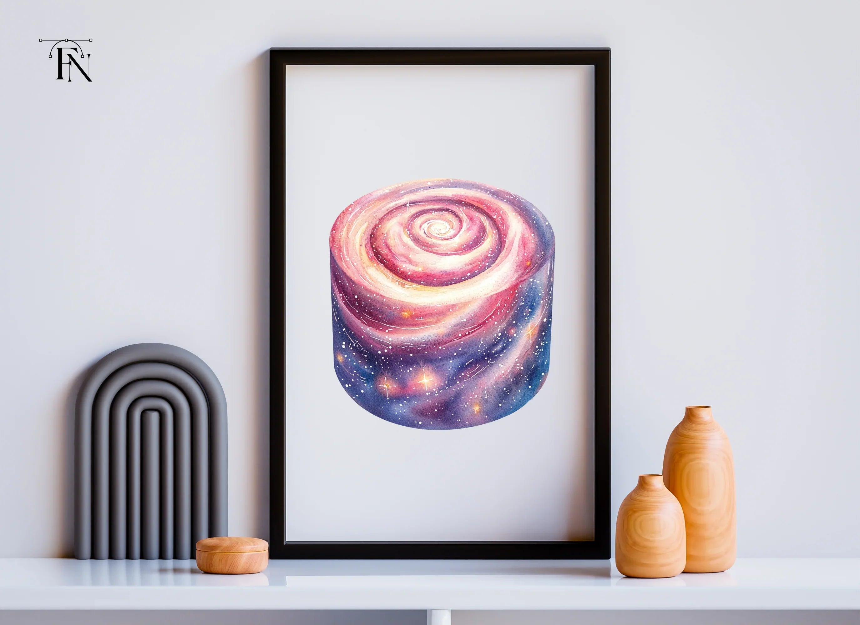 Galaxy Swirl Clipart Bundle