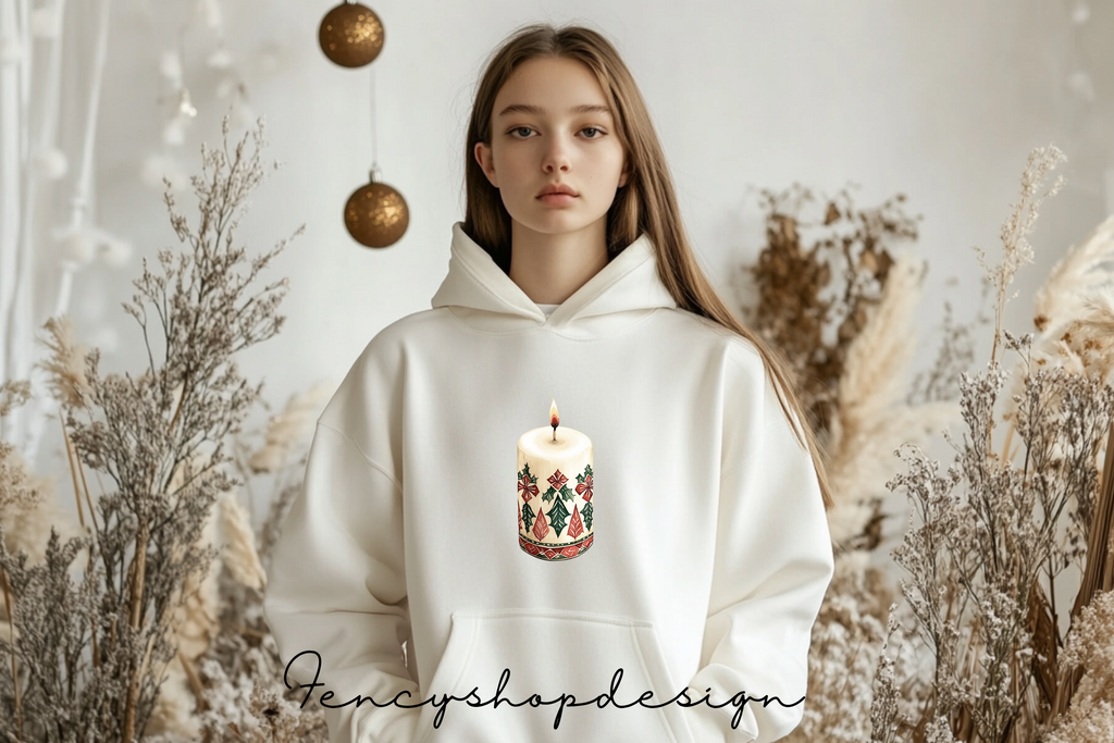 Christmas Candles Clipart Bundle