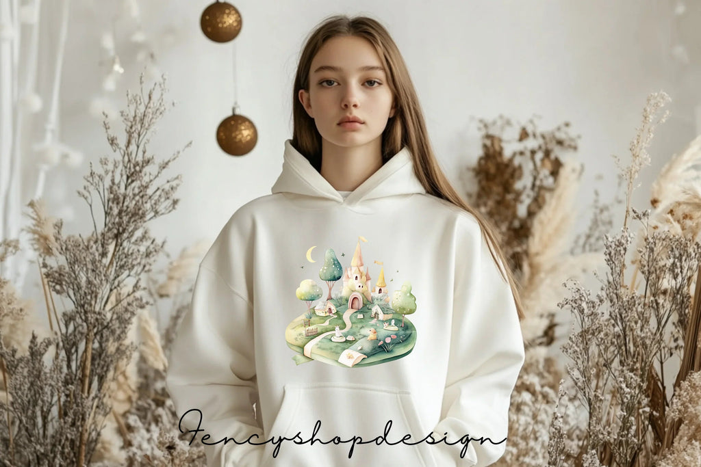 Whimsical Fairytale Village Clipart Bundle