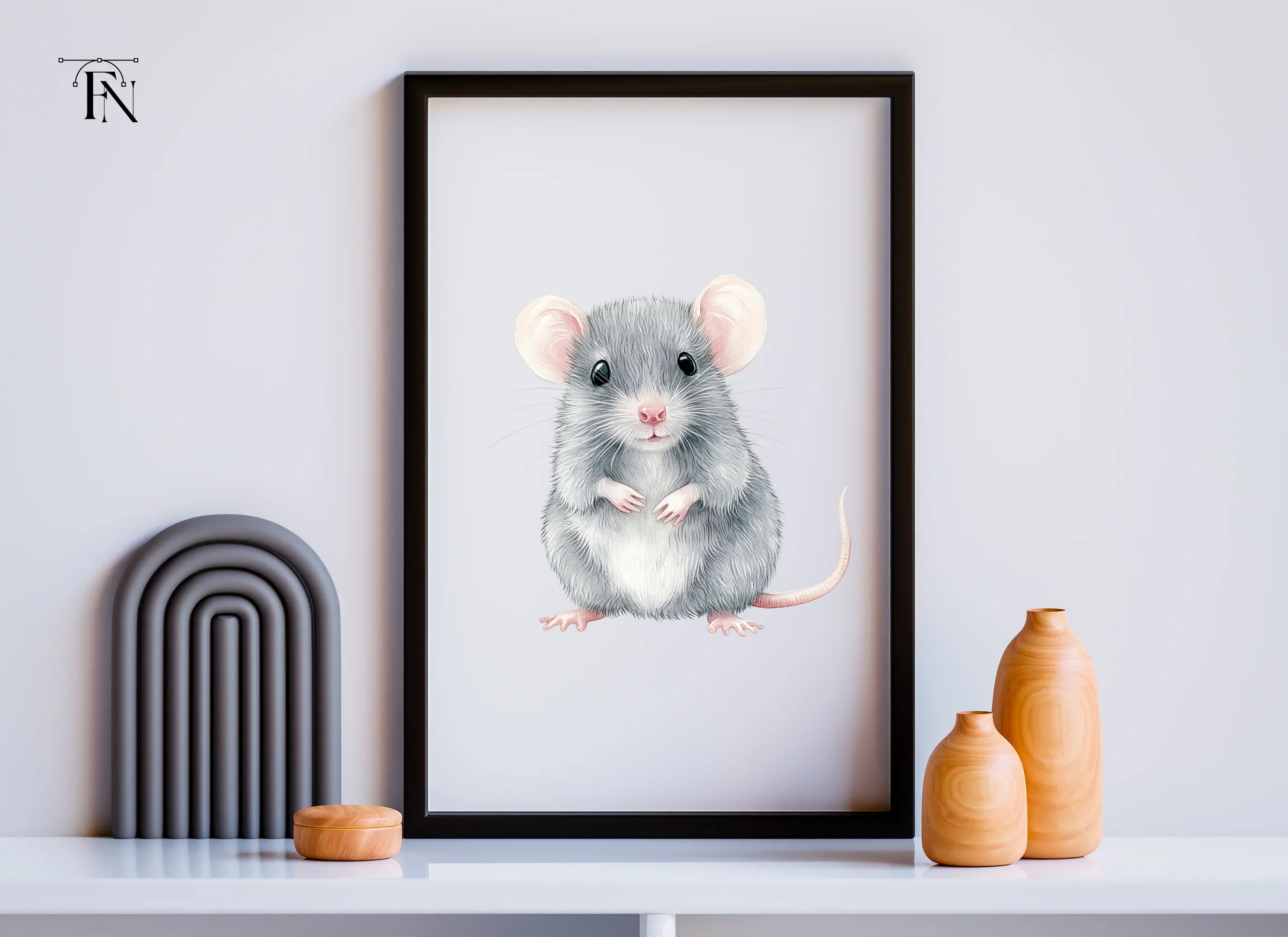 Charming Little Mouse Clipart Bundle