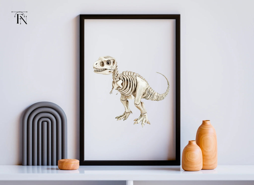 Dinosaur Skeleton Clipart Bundle