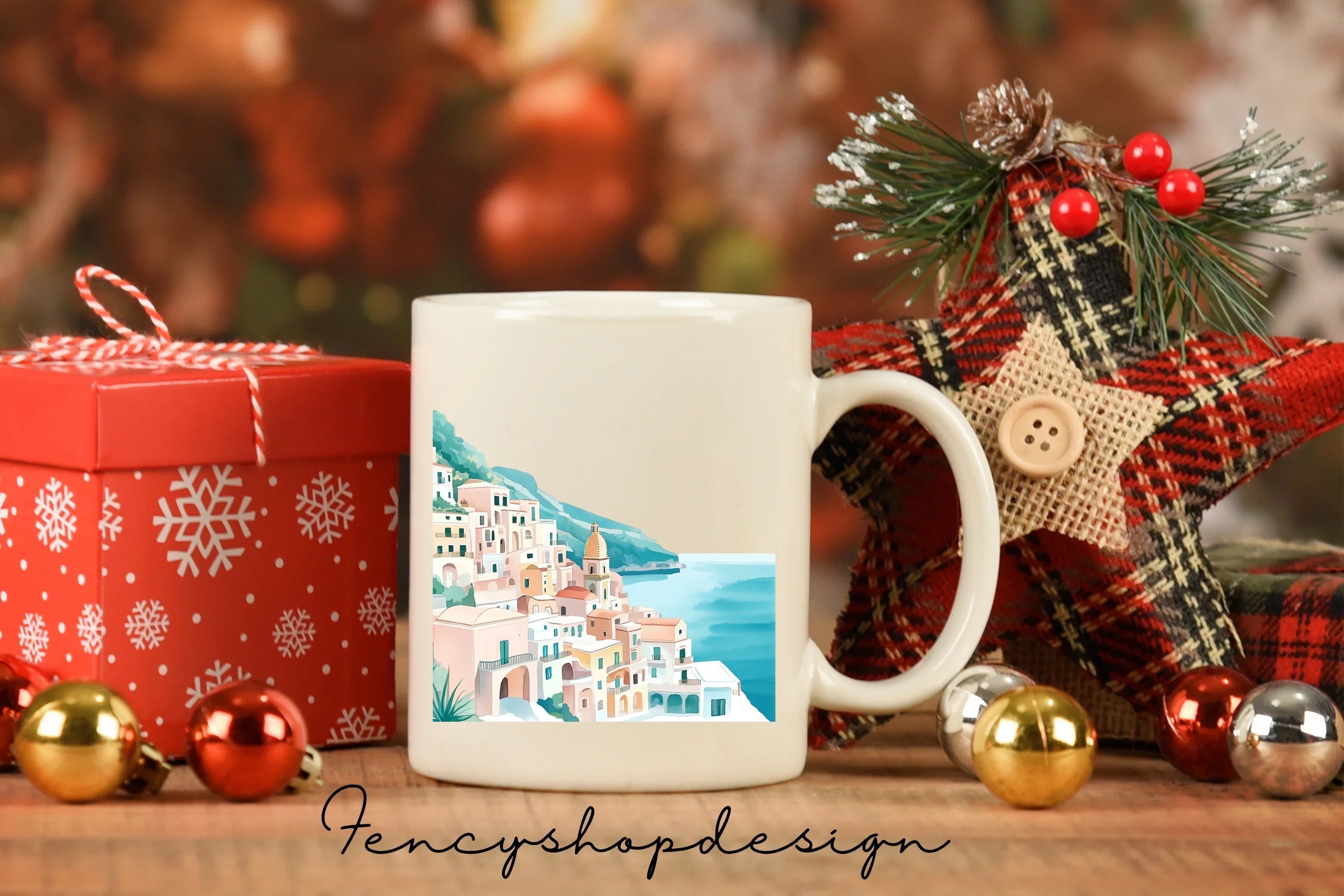 Amalfi Coast Clipart Bundle