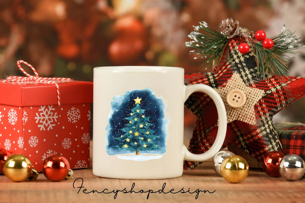 Magical Winter Night Clipart Bundle