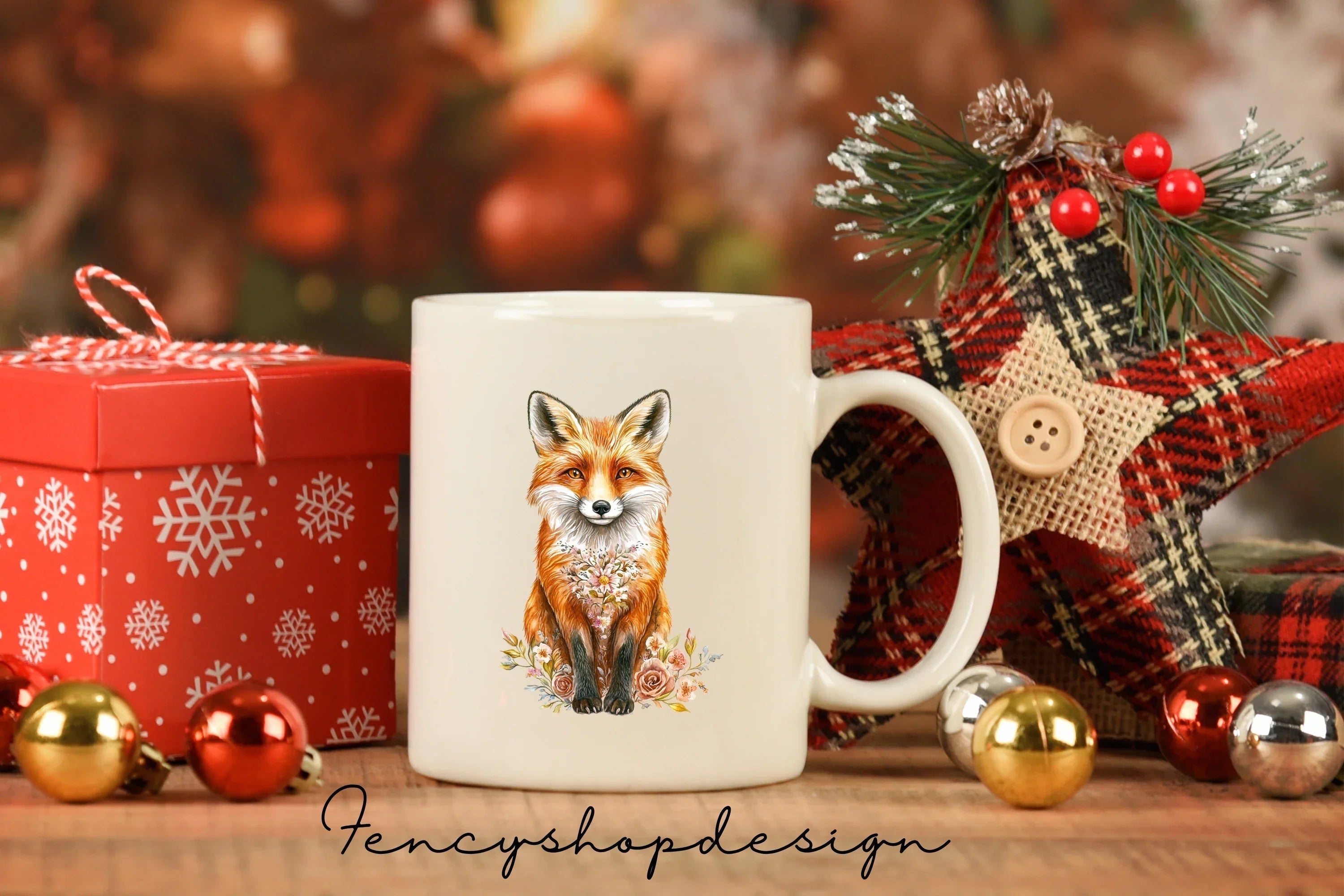 Cute Fox Clipart Bundle
