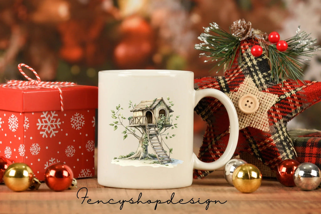 Charming Treehouse Clipart Bundle
