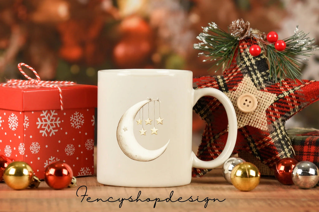 Moon and Stars Clipart Bundle
