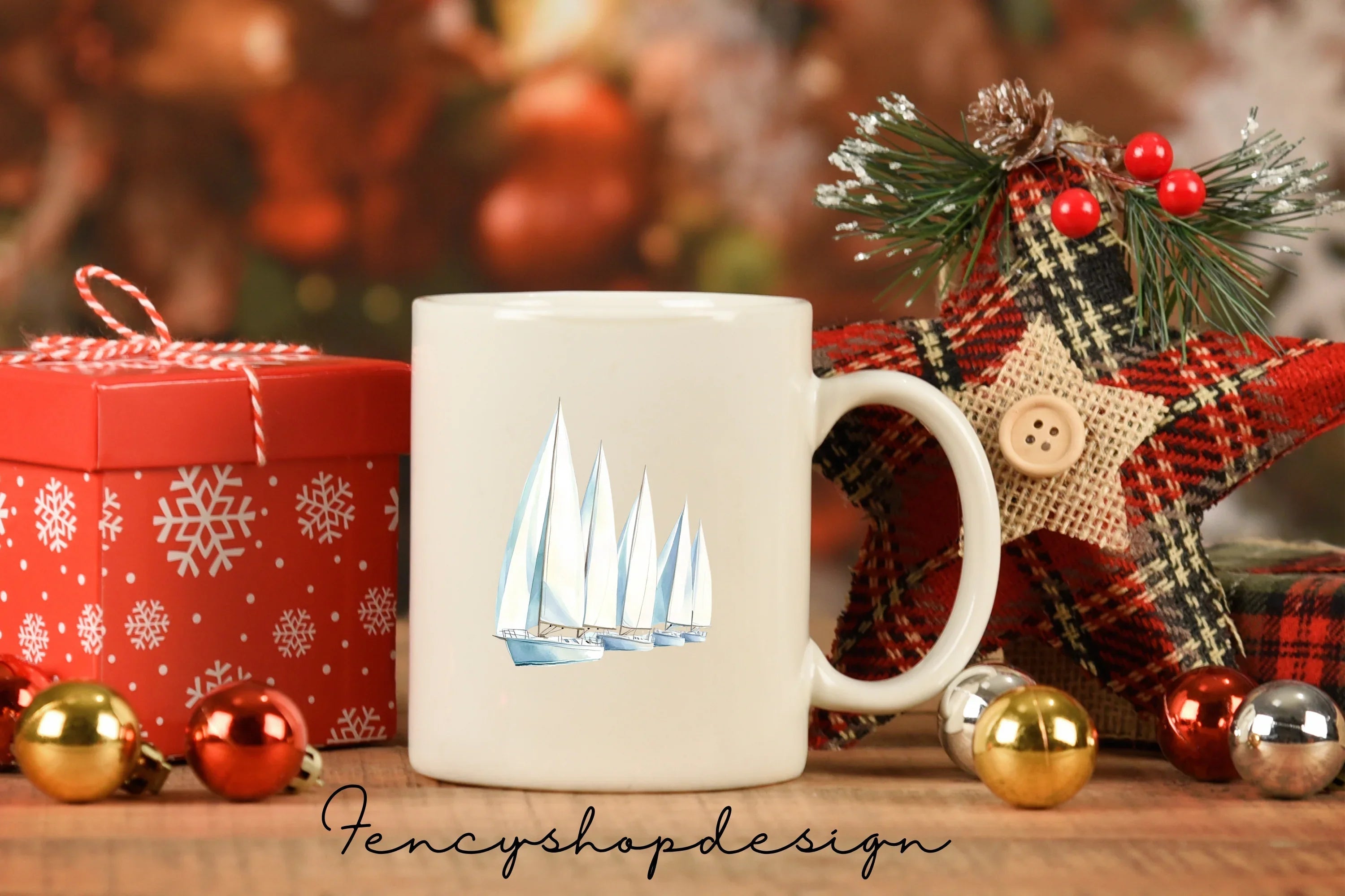 Sailboat Nautical Clipart Bundle