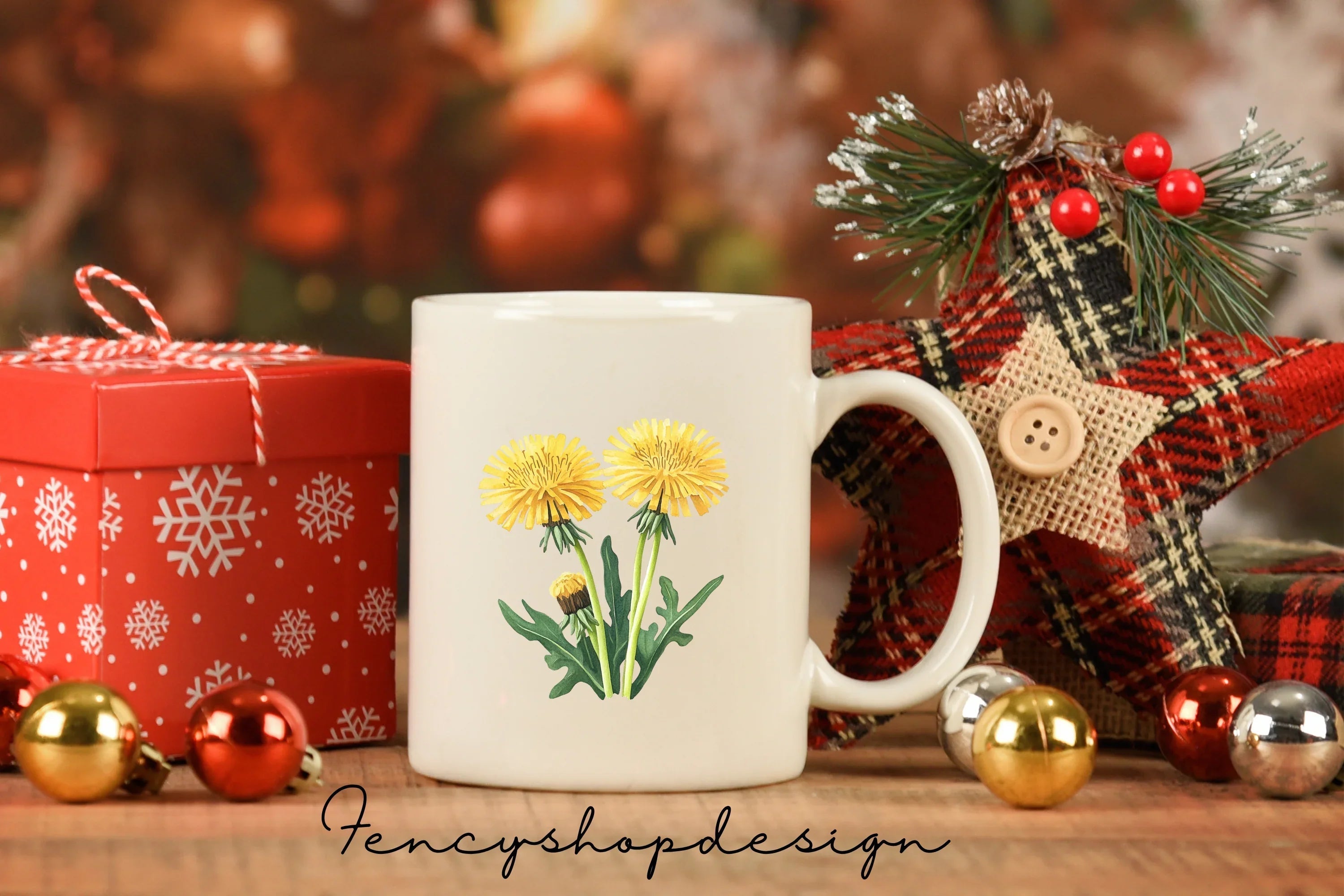 Vibrant Dandelion Clipart Bundle