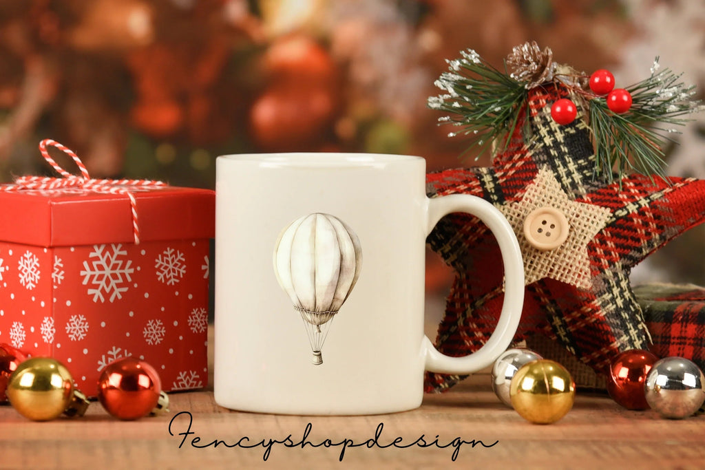 Hot Air Balloon Clipart Bundle