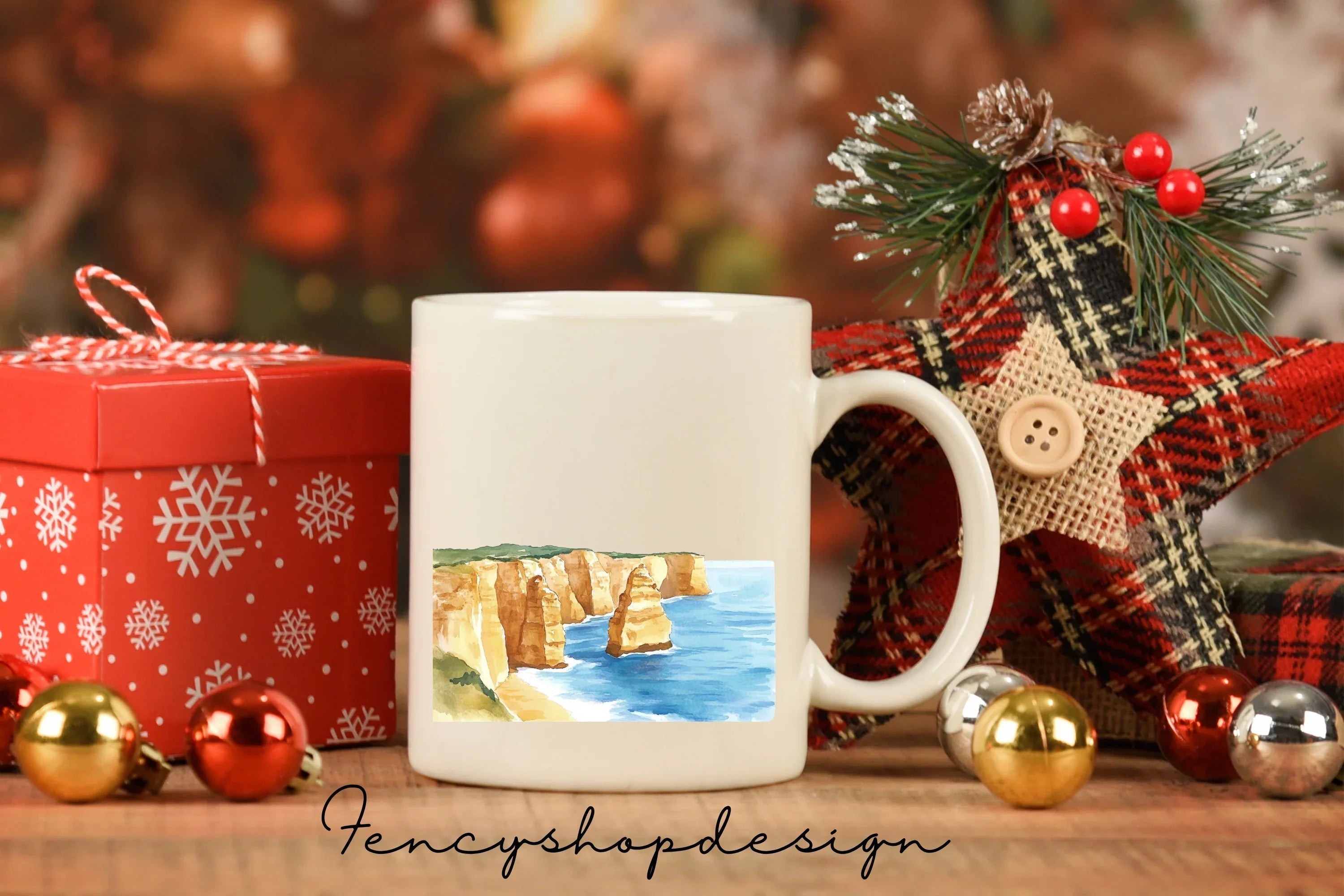Ocean Cliffs Clipart Bundle