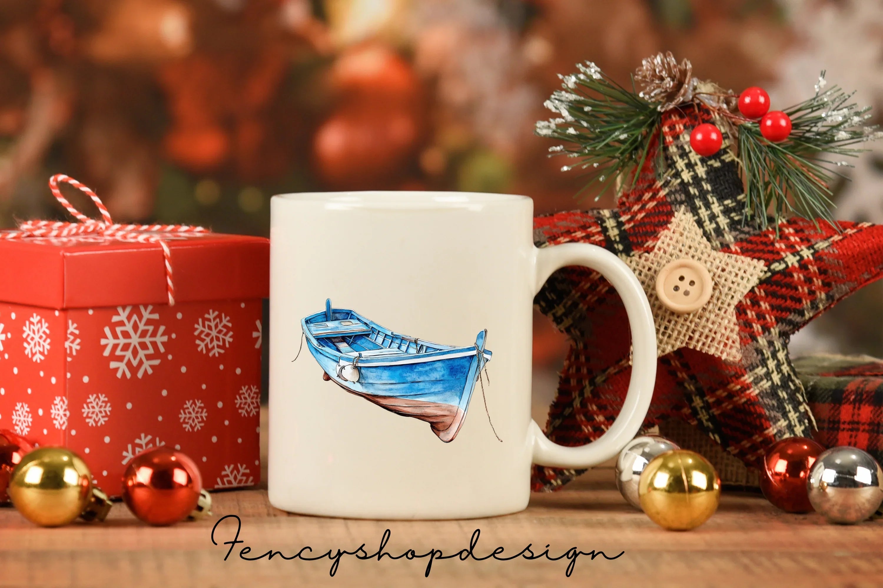 Blue Boats Clipart Bundle