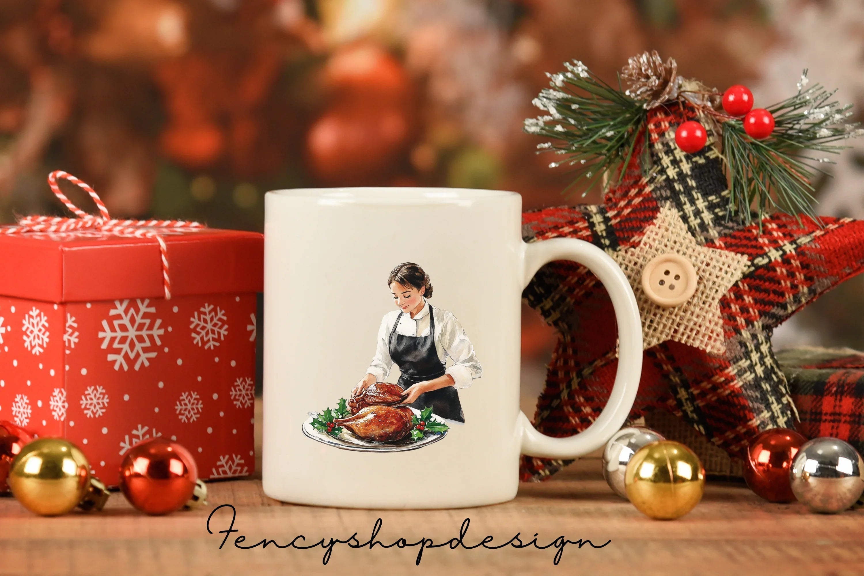 Thanksgiving Turkey Dinner Clipart Bundle