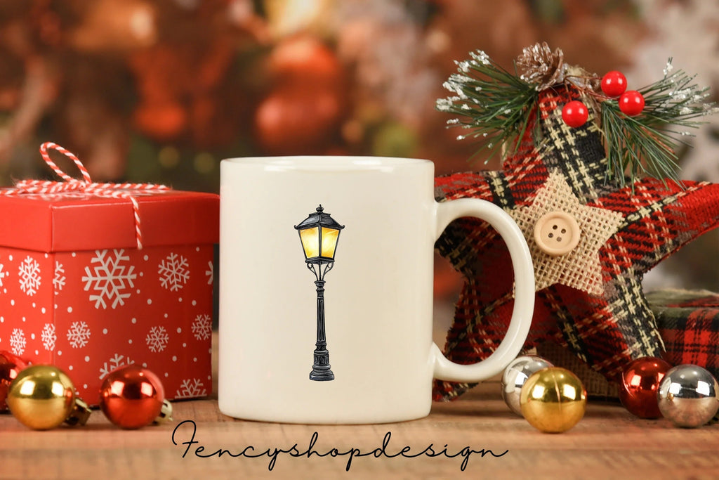 Vintage Street Lamp Clipart Bundle