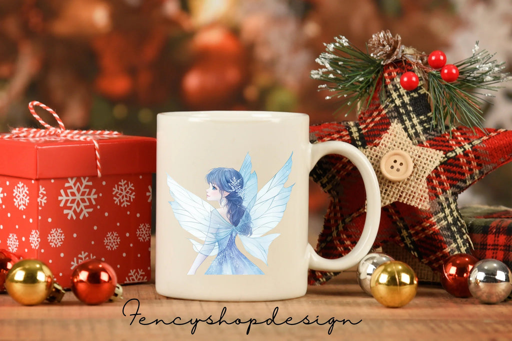 Blue Fairy Clipart Bundle