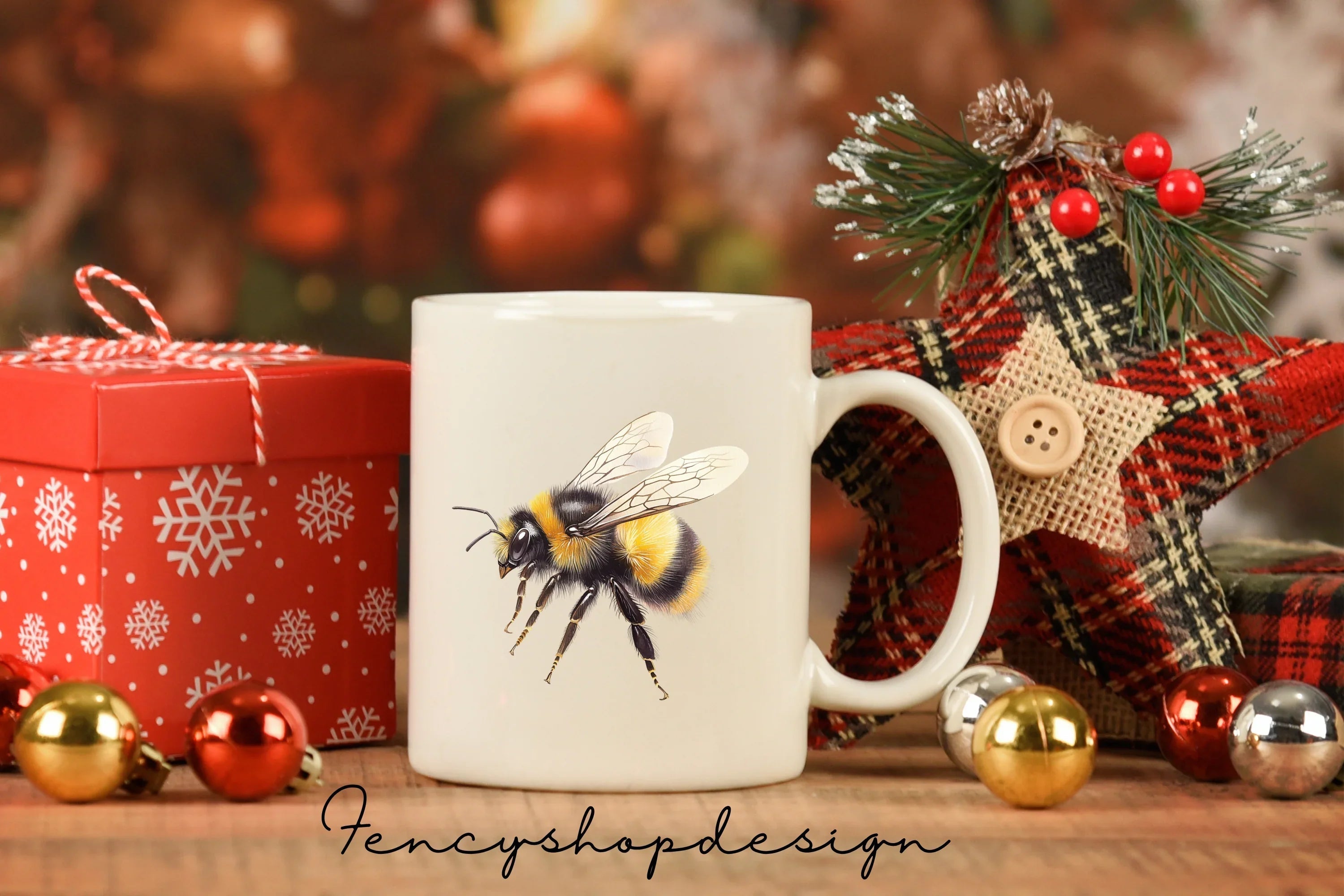 Realistic Bumblebee Clipart Bundle