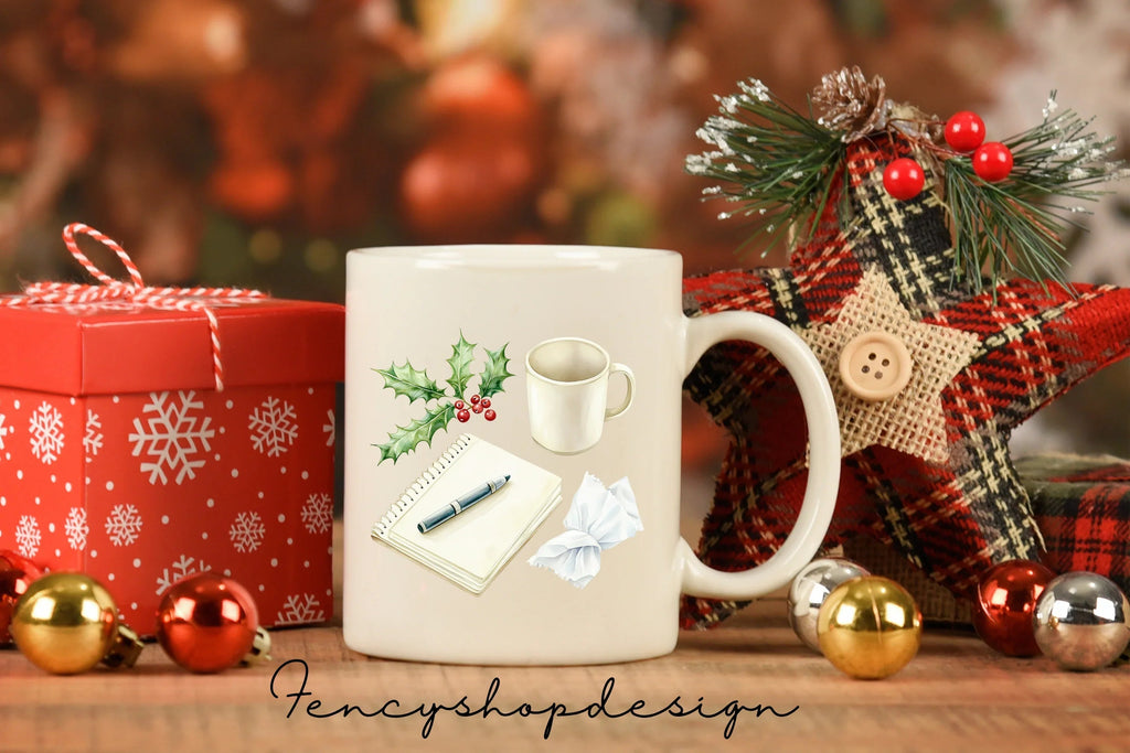 Cozy Christmas Clipart Bundle