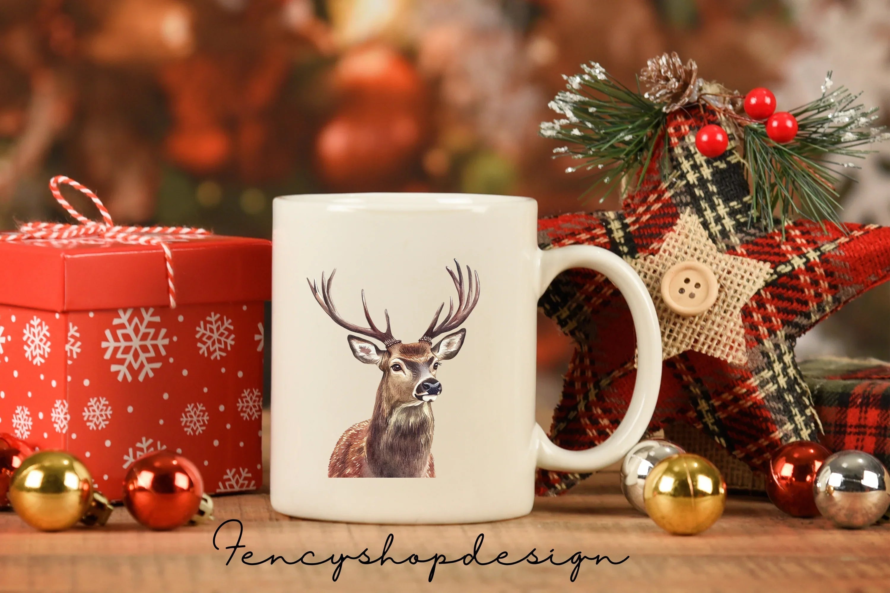 Majestic Realistic Deer Clipart Bundle