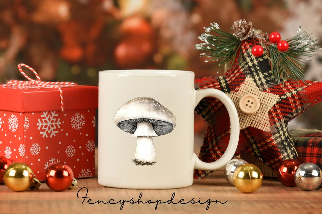Forest Mushroom Clipart Bundle