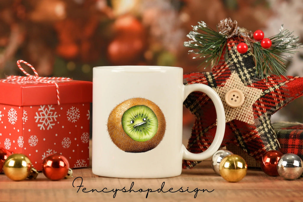 Cute Kiwi Fruit Clipart Bundle