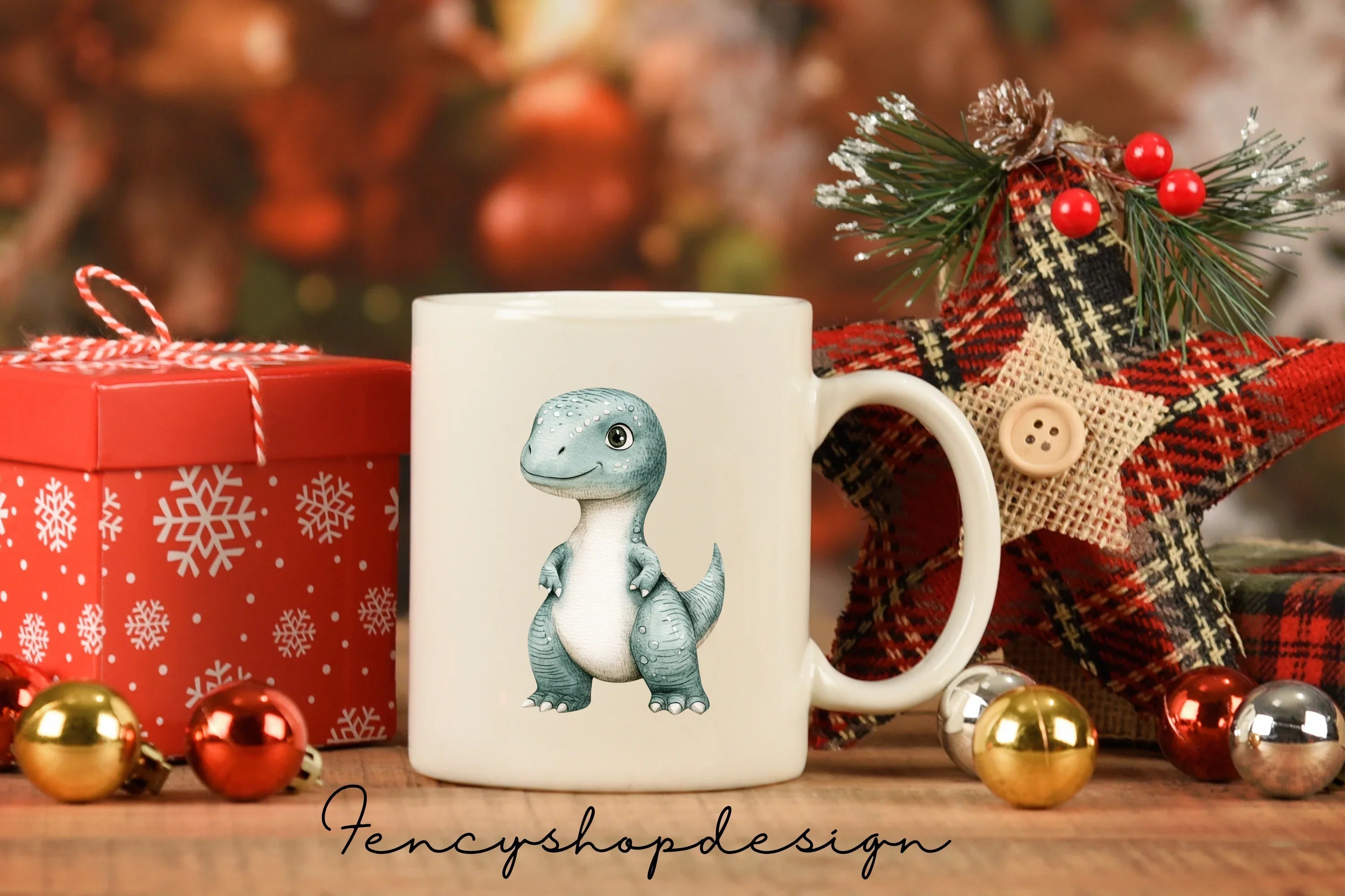 Cute Baby Dinosaur Clipart Bundle