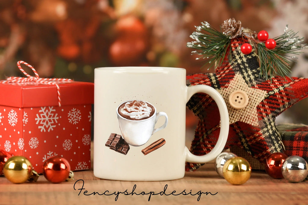 Hot Chocolate Clipart Bundle