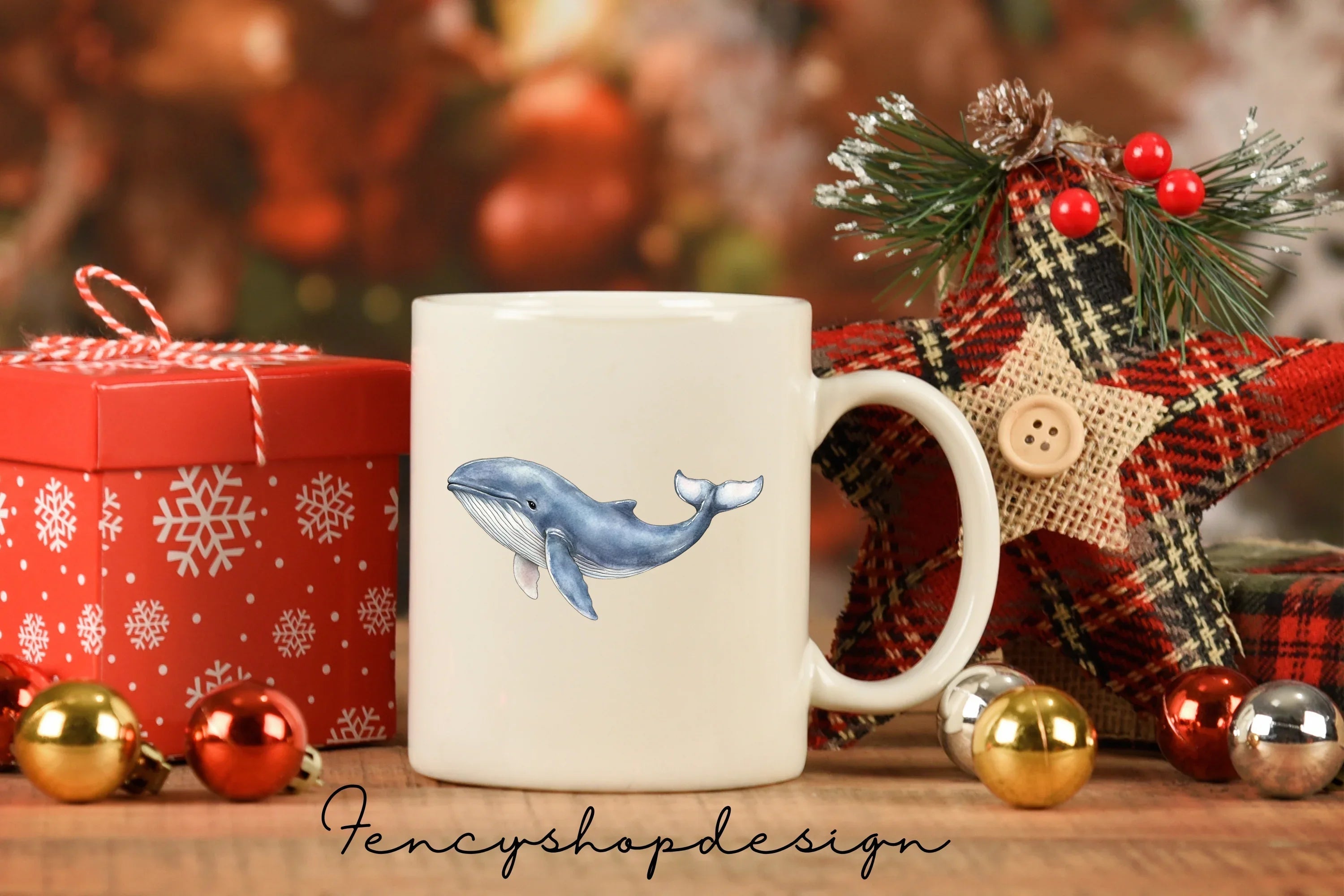Whale and Dolphin Clipart Bundle