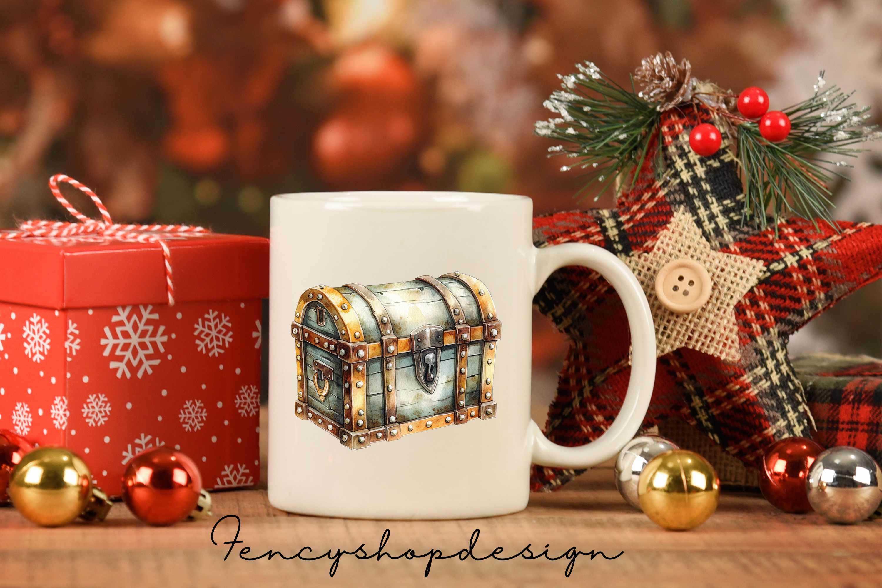 Fantasy Treasure Chest Clipart Bundle