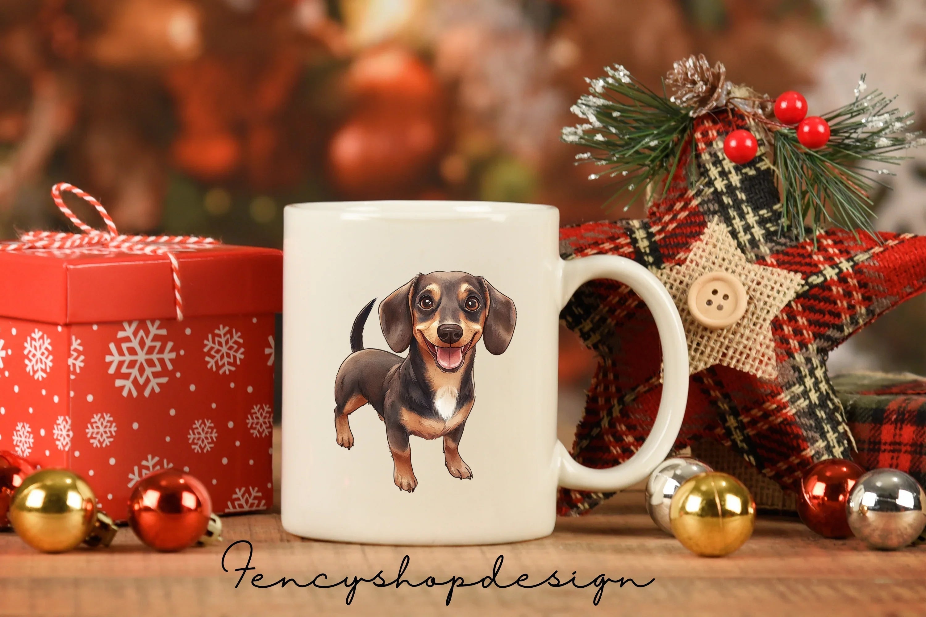 Adorable Dachshund Dog Clipart Bundle