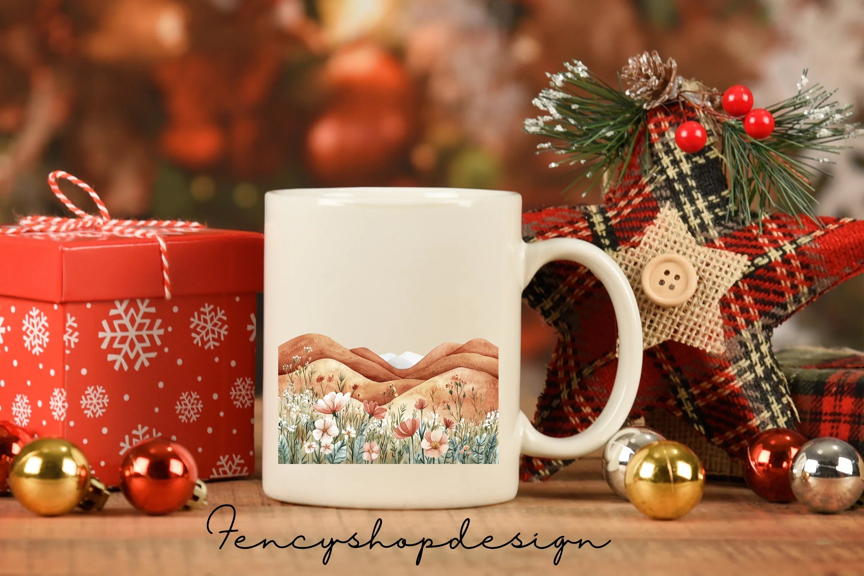 Floral Landscape Clipart Bundle