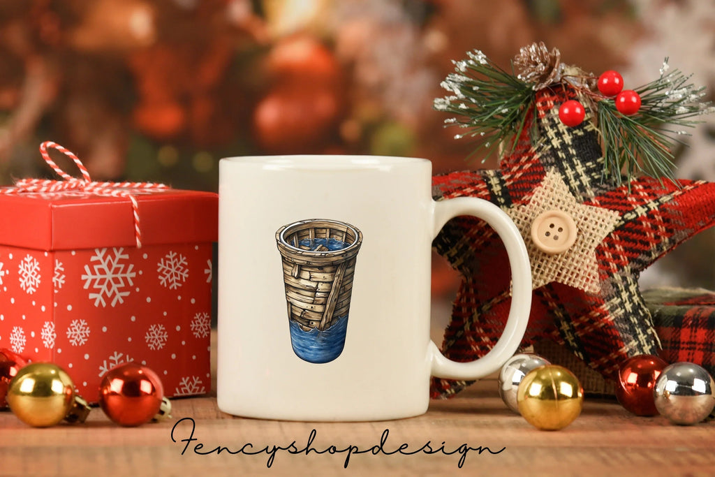 Rustic Nature Tumbler Designs Clipart Bundle