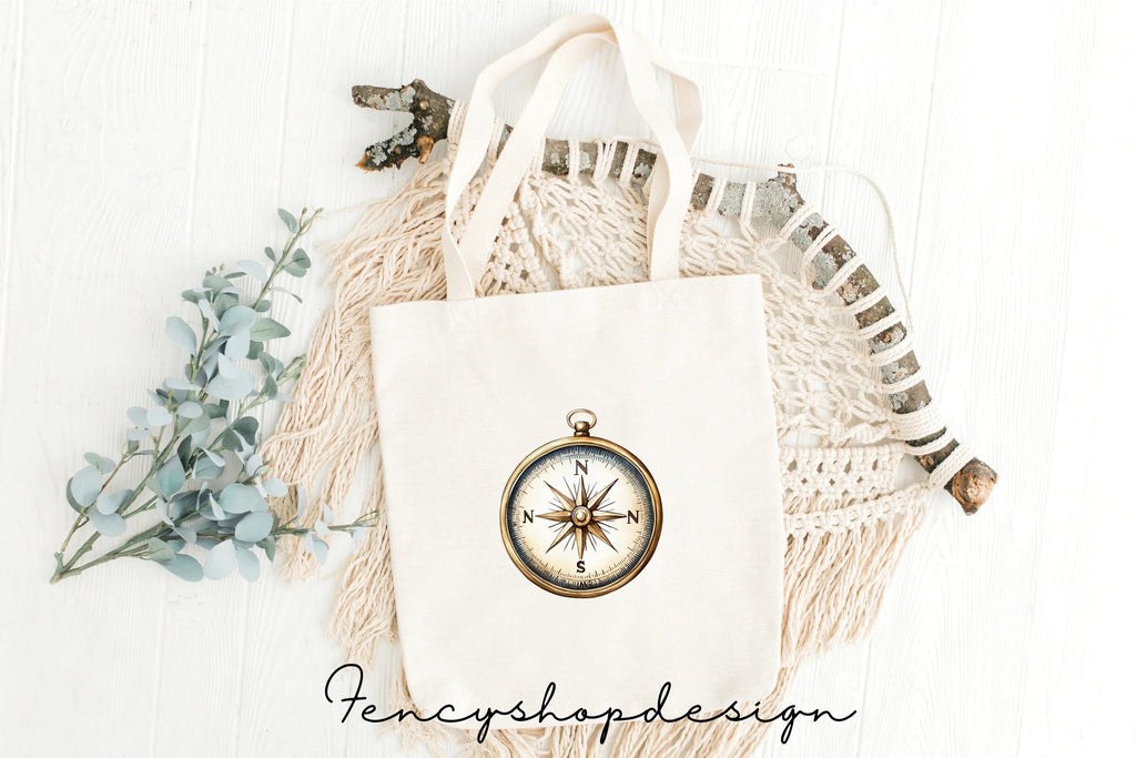 Antique Compass Clipart Bundle for Projects