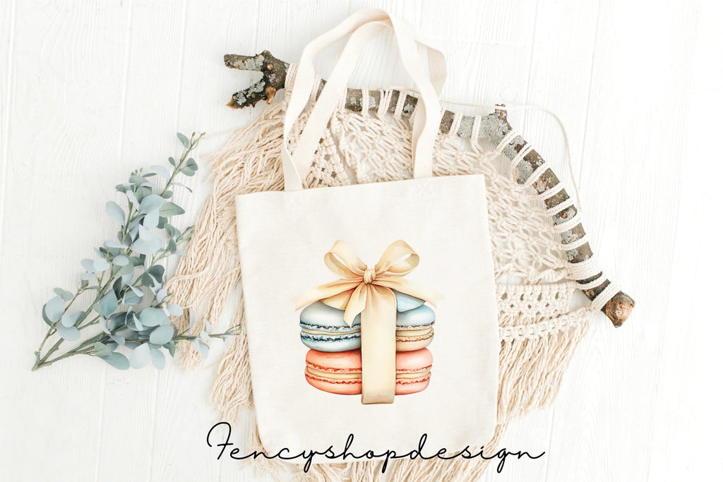 Macaron Dessert Clipart Bundle