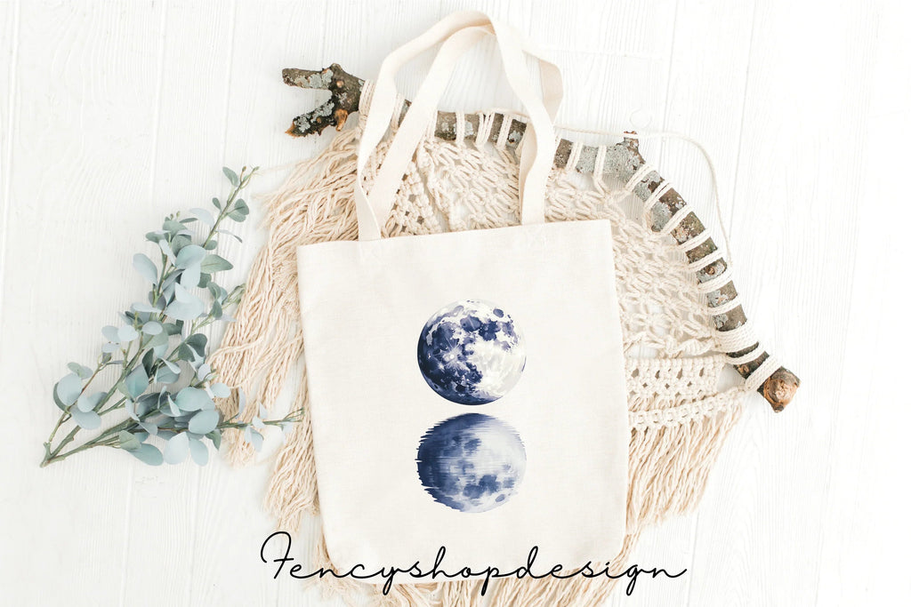 Celestial Moon Clipart Bundle