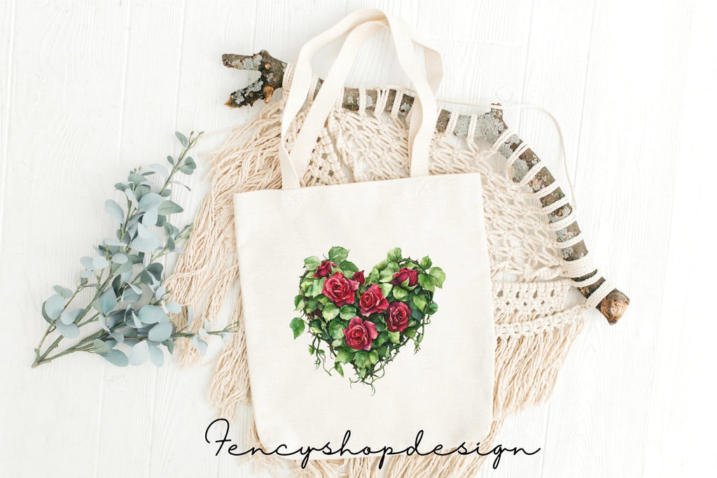 Holiday Elf Floral Hearts Adventure Bags Clipart Bundle