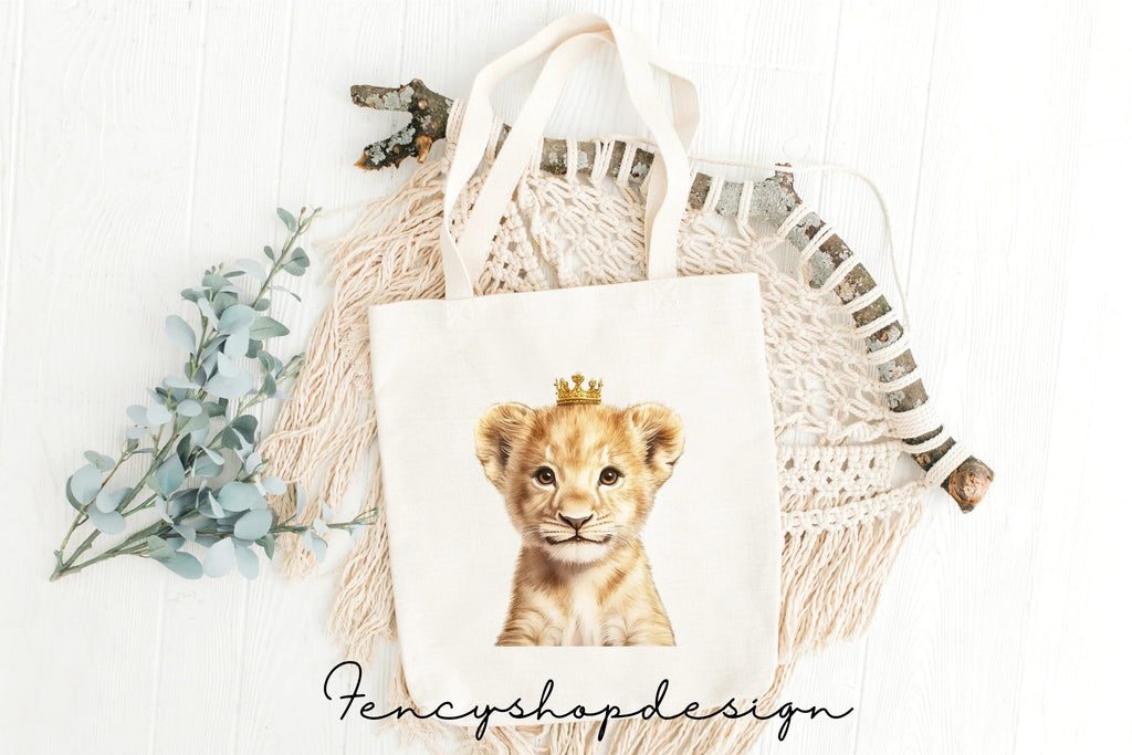 Cute Lion Cub King Clipart Bundle