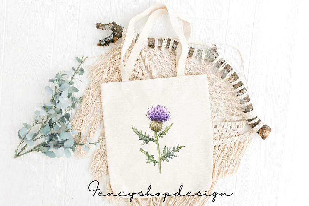 Scottish Thistle Clipart Bundle