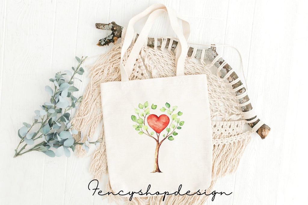 Heart Tree Clipart Bundle