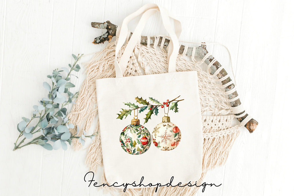 Christmas Ornaments Clipart Bundle