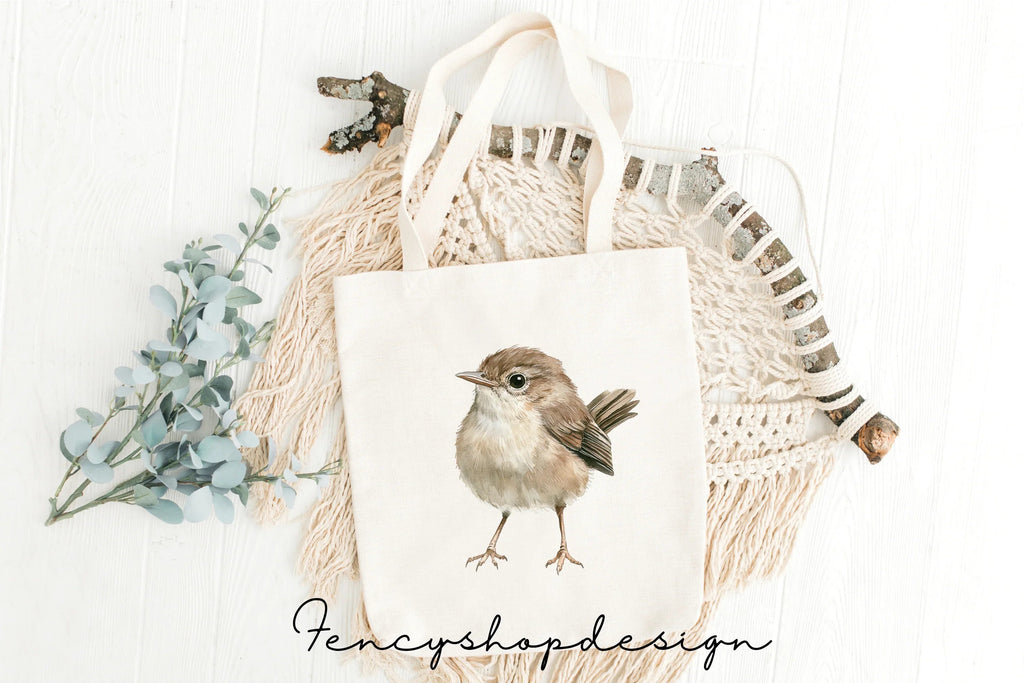 Brown Wren Bird Clipart Bundle